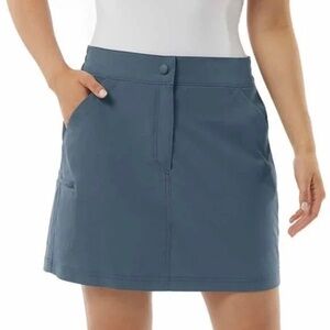 32 Degrees Ladies' Tech Skort/Skirt, Vintage Indigo (Blue), XXL NWT